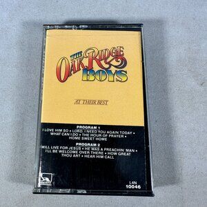 The Oak Ridge Boys At Their Best Audio Cassette 1980 Liberty Records Music